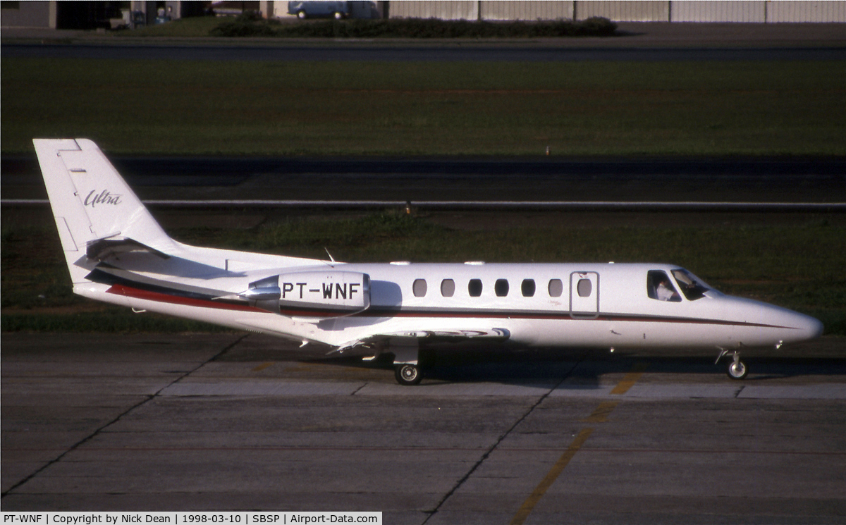 PT-WNF, 1997 Cessna 560 Citation V C/N 560-0412, SBSP