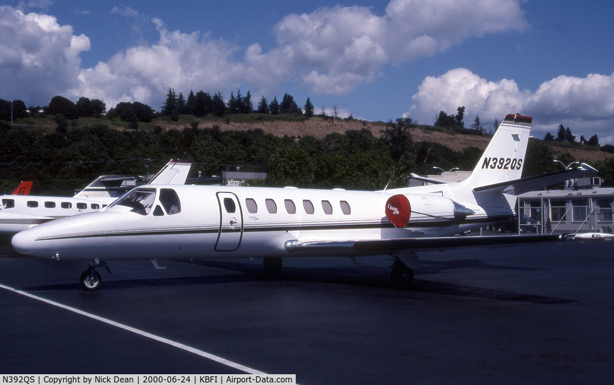 N392QS, 1997 Cessna 560 C/N 560-0429, KBFI