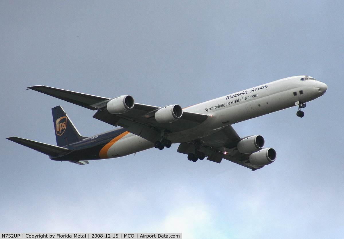 N752UP, 1968 Douglas DC-8-71F C/N 45952, UPS DC-8-71