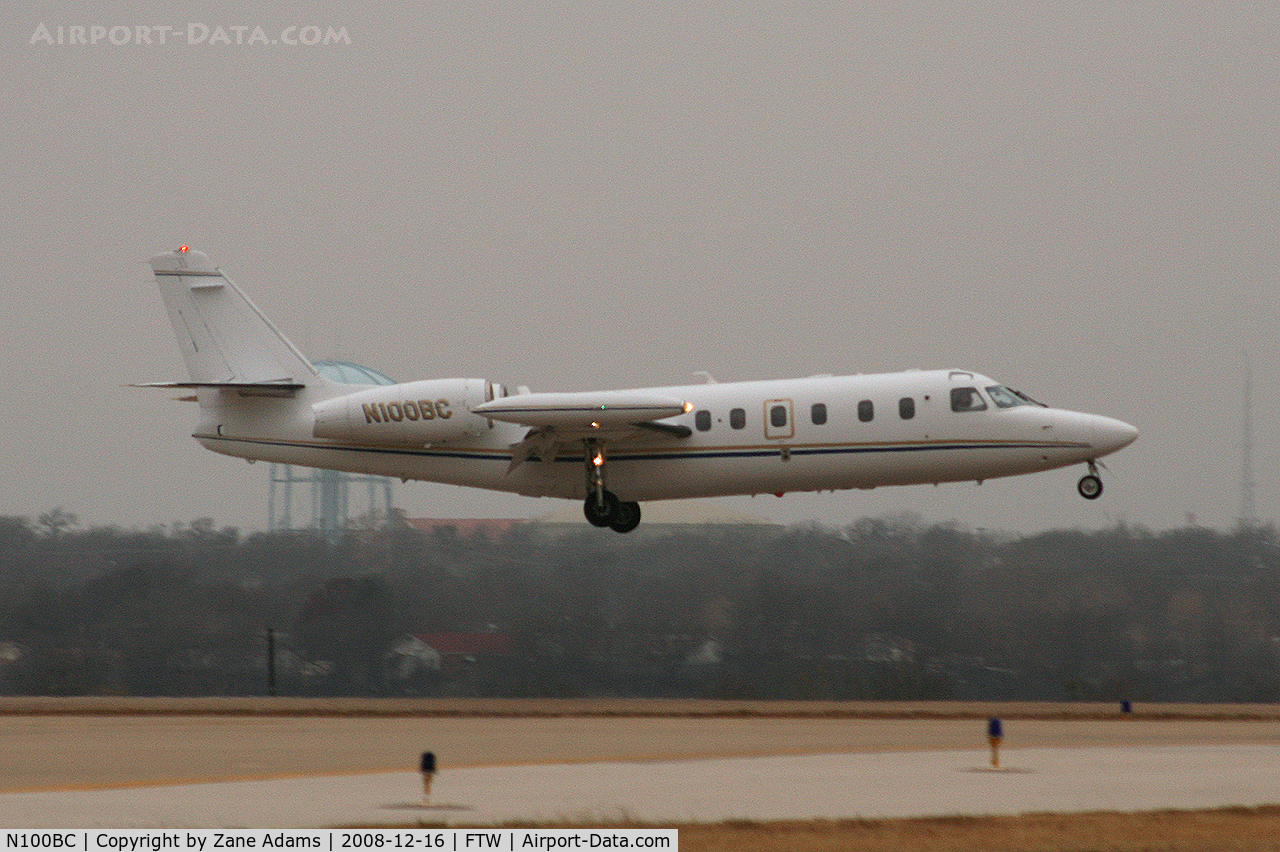 N100BC, 1987 Israel Aircraft Industries IAI-1124A Westwind II C/N 438, Nice foggy day for flying...Landing 34 Meacham Field