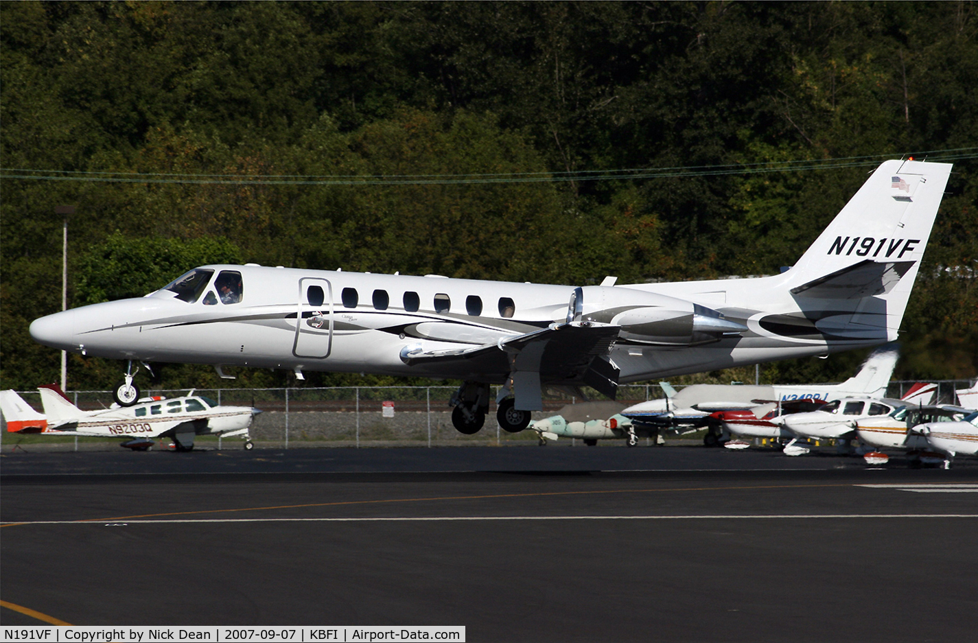 N191VF, 2002 Cessna 560 Citation Encore C/N 560-0627, KBFI