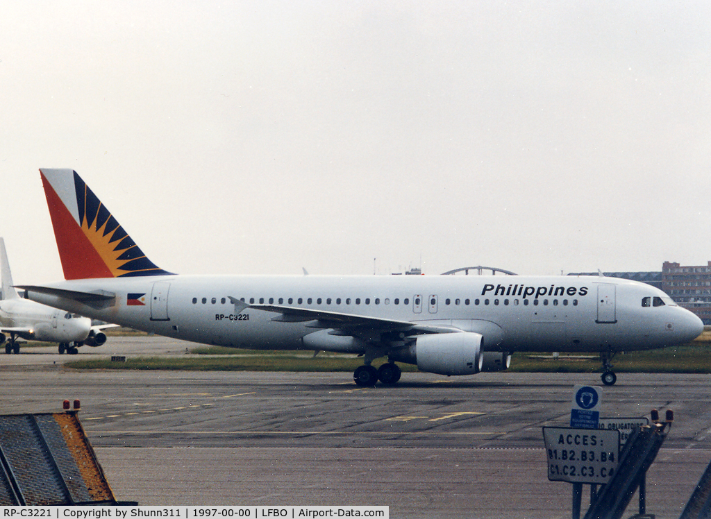RP-C3221, 1997 Airbus A320-214 C/N 0706, Arriving from training session this day for Airbus