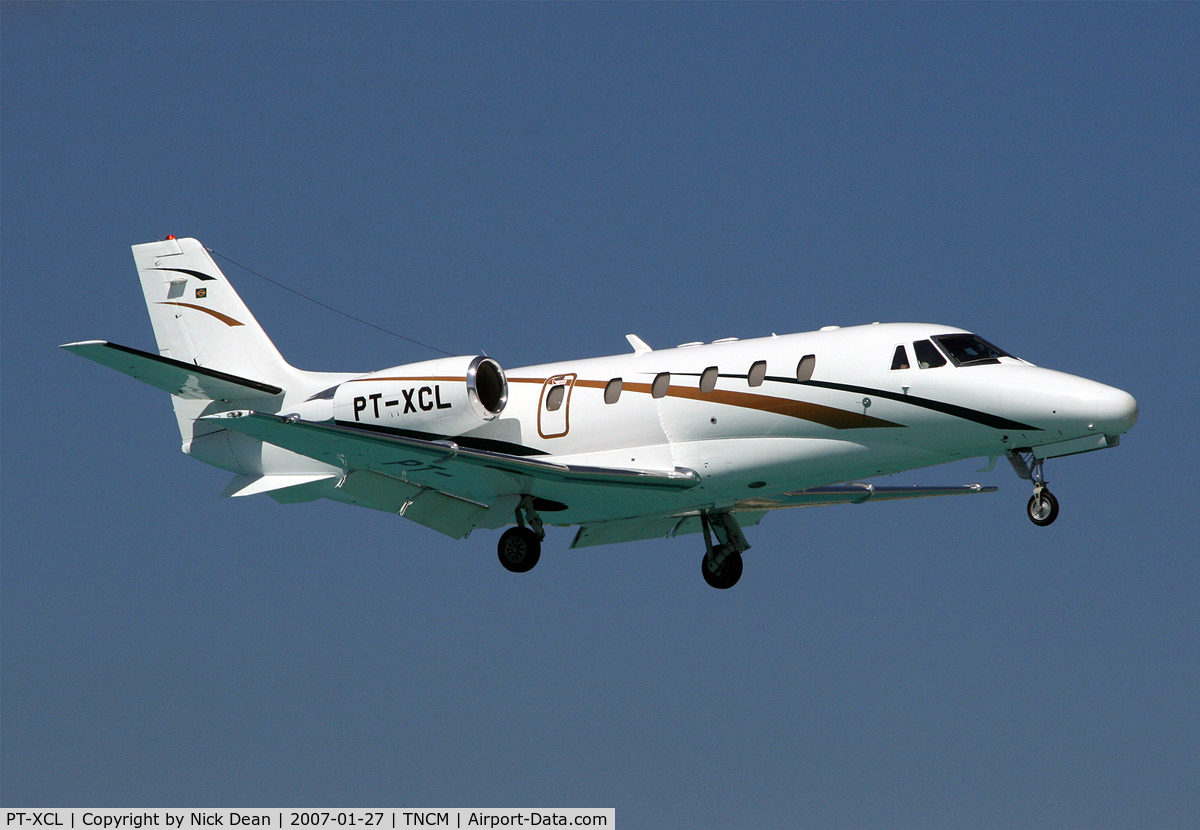 PT-XCL, 1998 Cessna 560 Citation Excel C/N 560-5020, TNCM