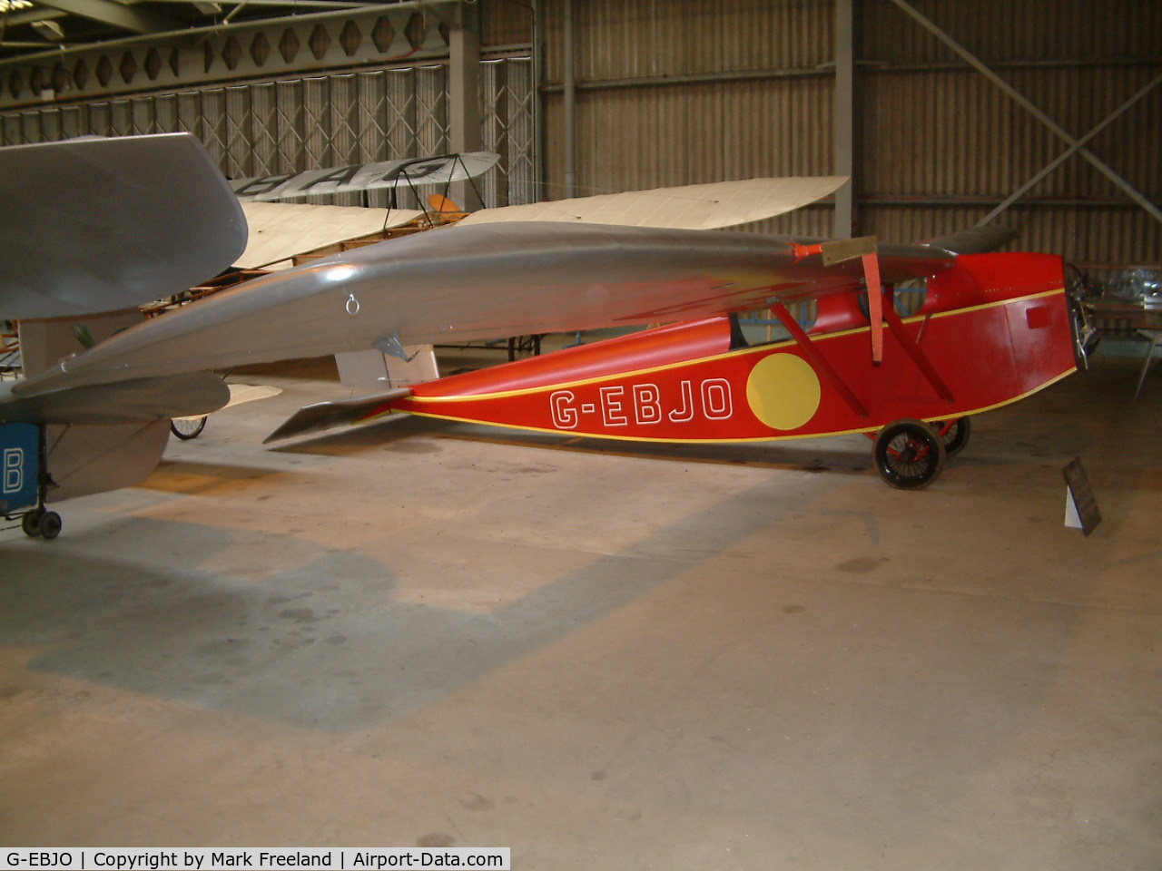 G-EBJO, 1924 Air Navigation And Engineering ANEC II C/N 1, Photo was taken at Shuttleworth Collection while the engine was off