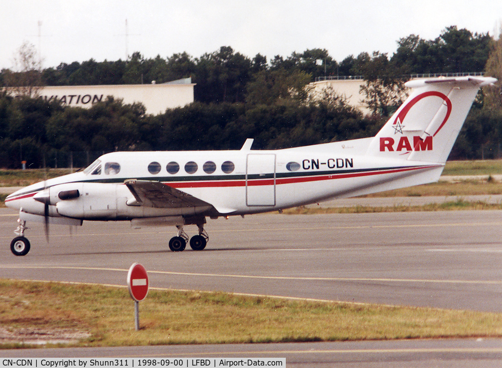 CN-CDN, 1980 Beech 200 Super King Air C/N BB-713, Ready for departure...