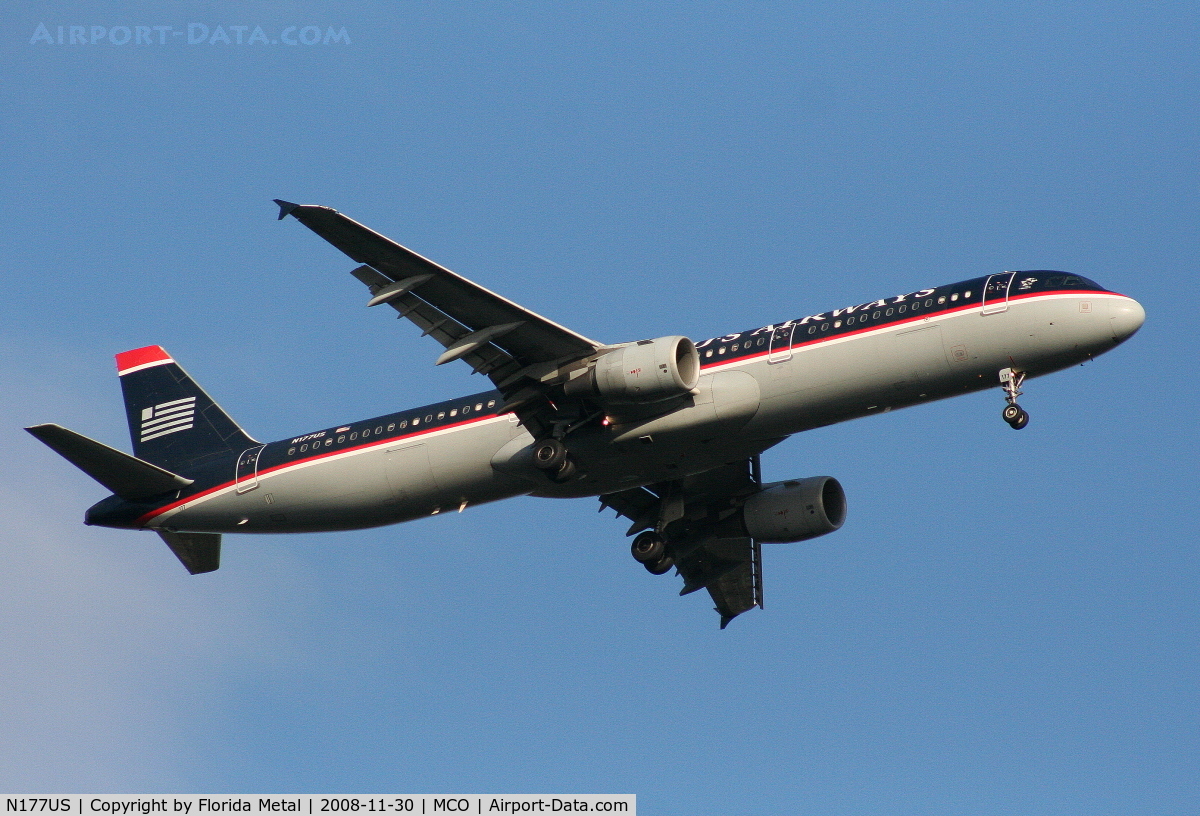N177US, 2001 Airbus A321-211 C/N 1517, US Airways A321