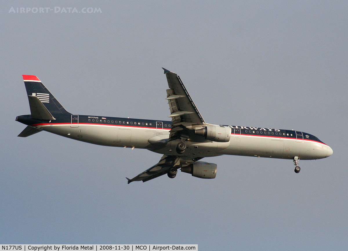 N177US, 2001 Airbus A321-211 C/N 1517, US Airways A321