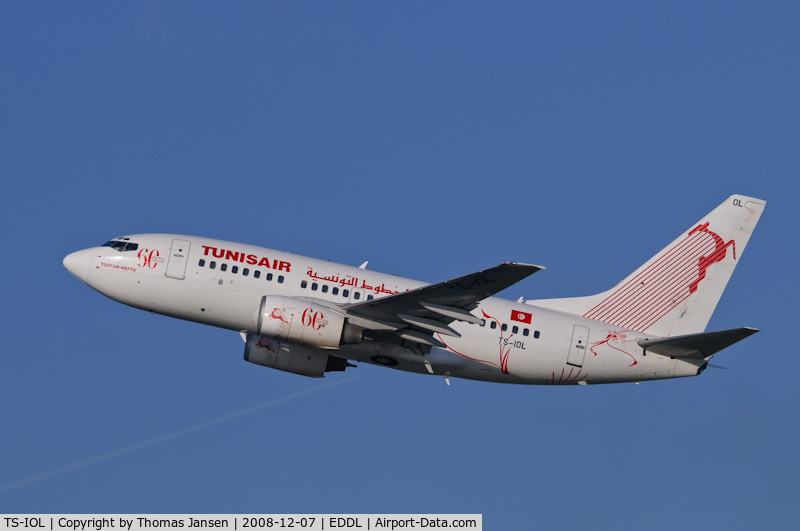 TS-IOL, 1999 Boeing 737-6H3 C/N 29497, Take Off in DUS