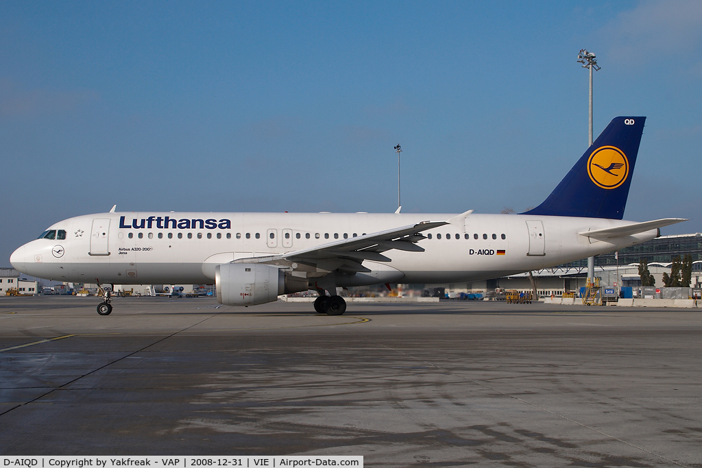D-AIQD, 1991 Airbus A320-211 C/N 0202, Lufthansa Airbus 320