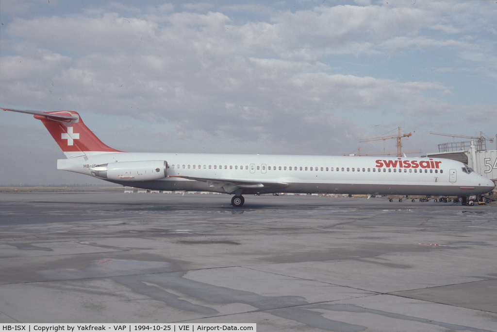 HB-ISX, 1989 McDonnell Douglas MD-83 (DC-9-83) C/N 49844, Swissair MD80