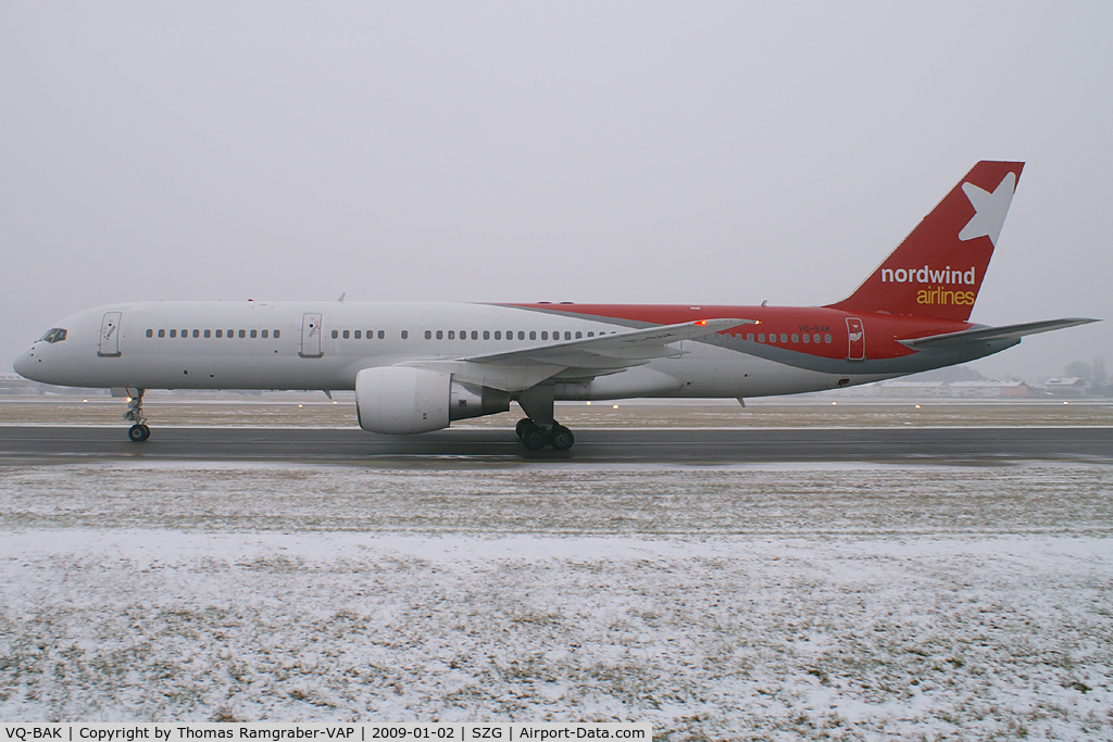 VQ-BAK, 1995 Boeing 757-2Q8 C/N 26332, Nordwind Airlines Boeing 757-200