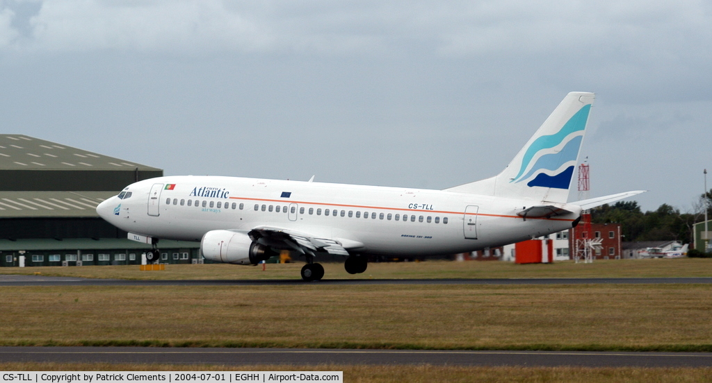 CS-TLL, 1989 Boeing 737-3K9 C/N 24213, ONLY ONE SET OF WHEELS REQ