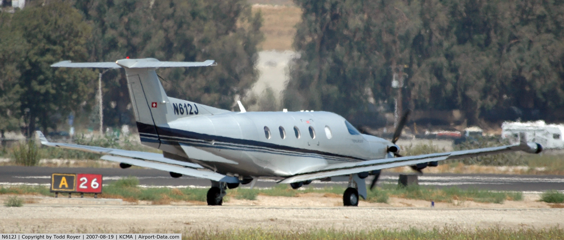 N612J, 2003 Pilatus PC-12/45 C/N 494, Camarillo airshow 2007