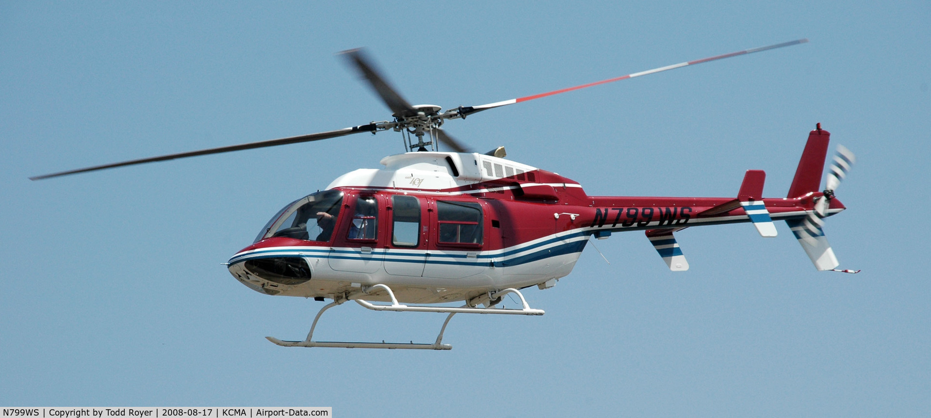 N799WS, 2002 Bell 407 C/N 53538, Camarillo Airshow 2008