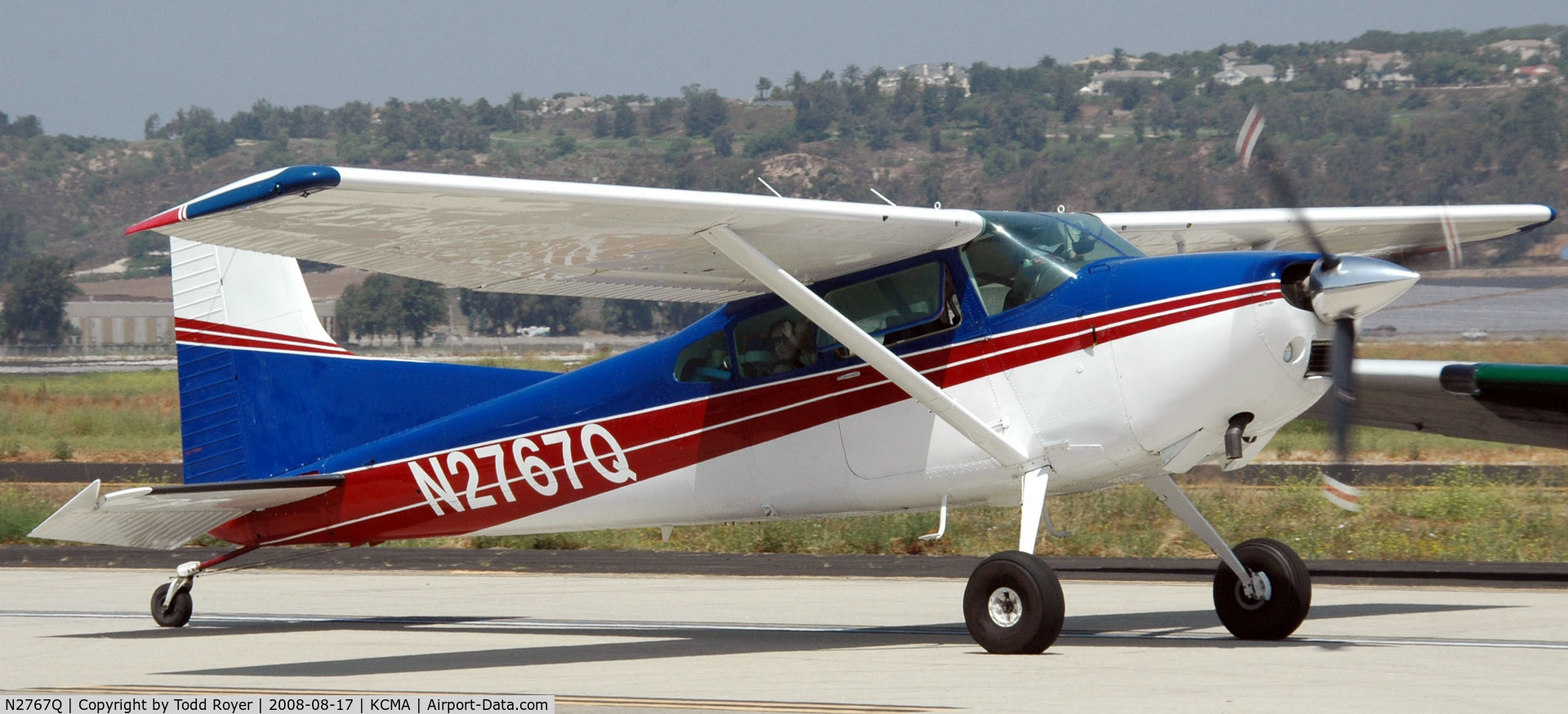 N2767Q, 1977 Cessna A185F Skywagon 185 C/N 18503529, Camarillo Airshow 2008
