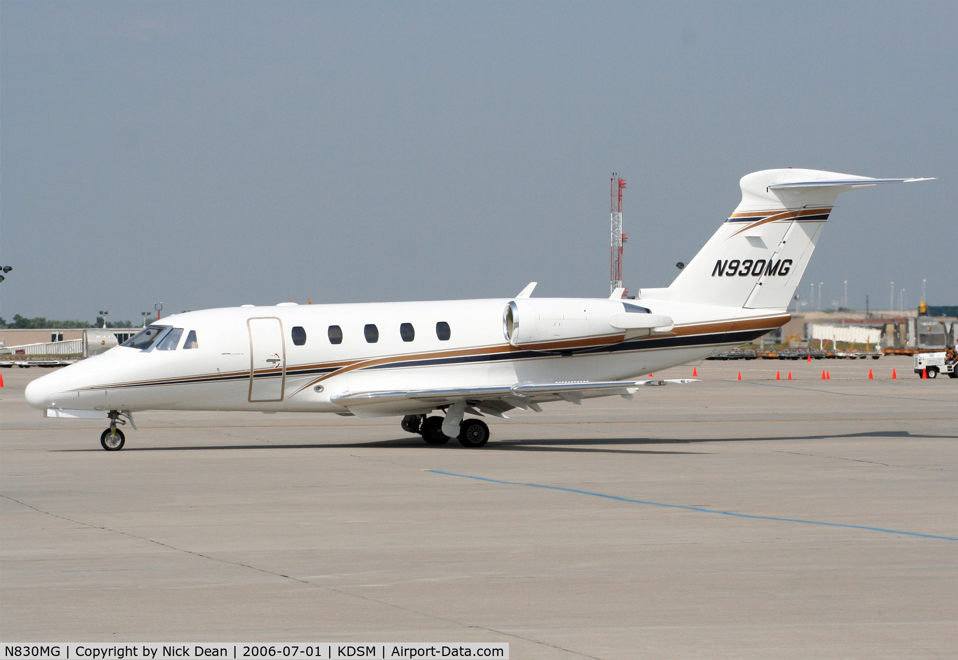 N830MG, 1991 Cessna 650 Citation C/N 650-0209, KDSM (Seen here as N930MG this airframe is currently registered N830MG as posted)