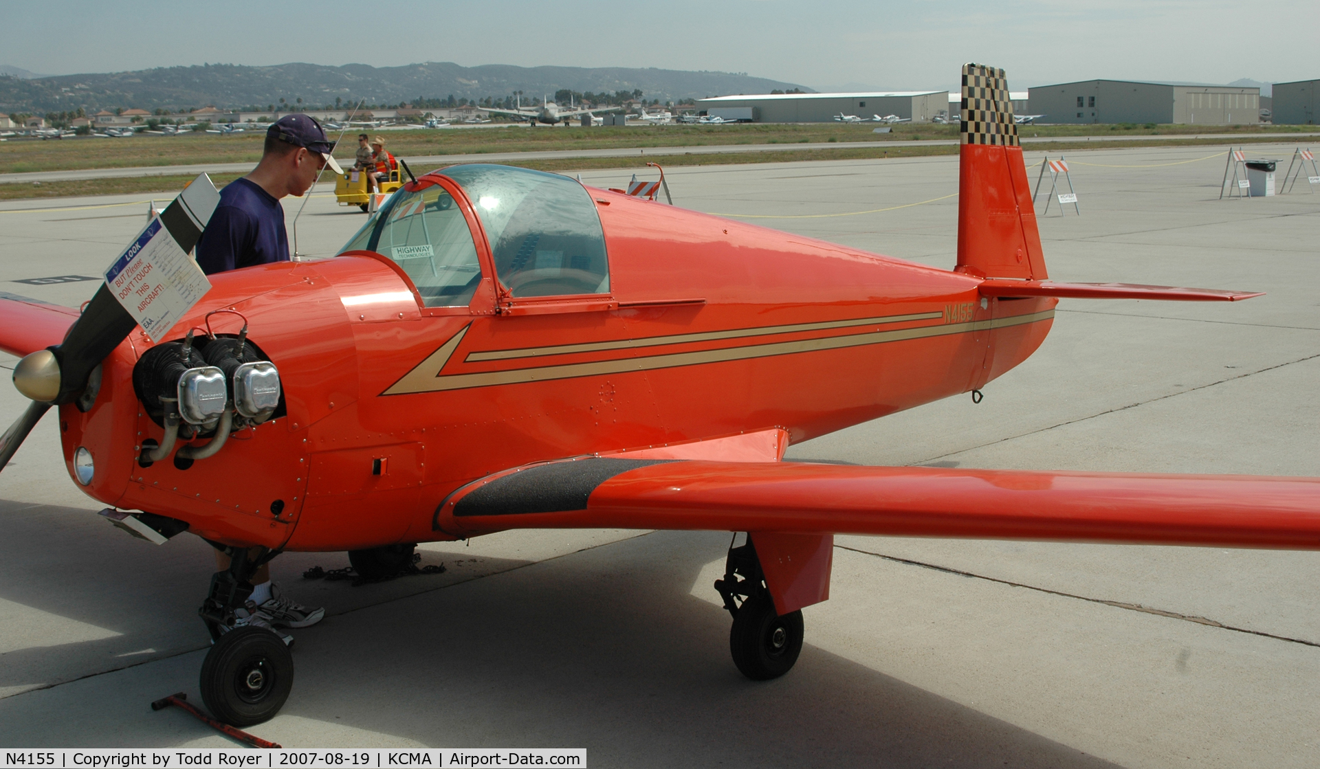 N4155, 1955 Mooney M-18C C/N 321, Camarillo airshow 2007