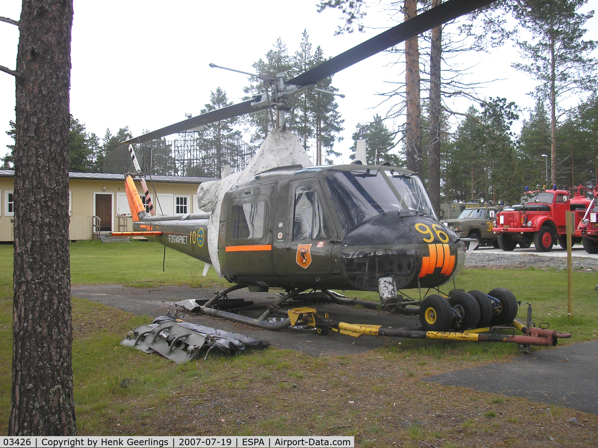 03426, Agusta Hkp3C (AB-204B) C/N 3009, Lulea AFB museum