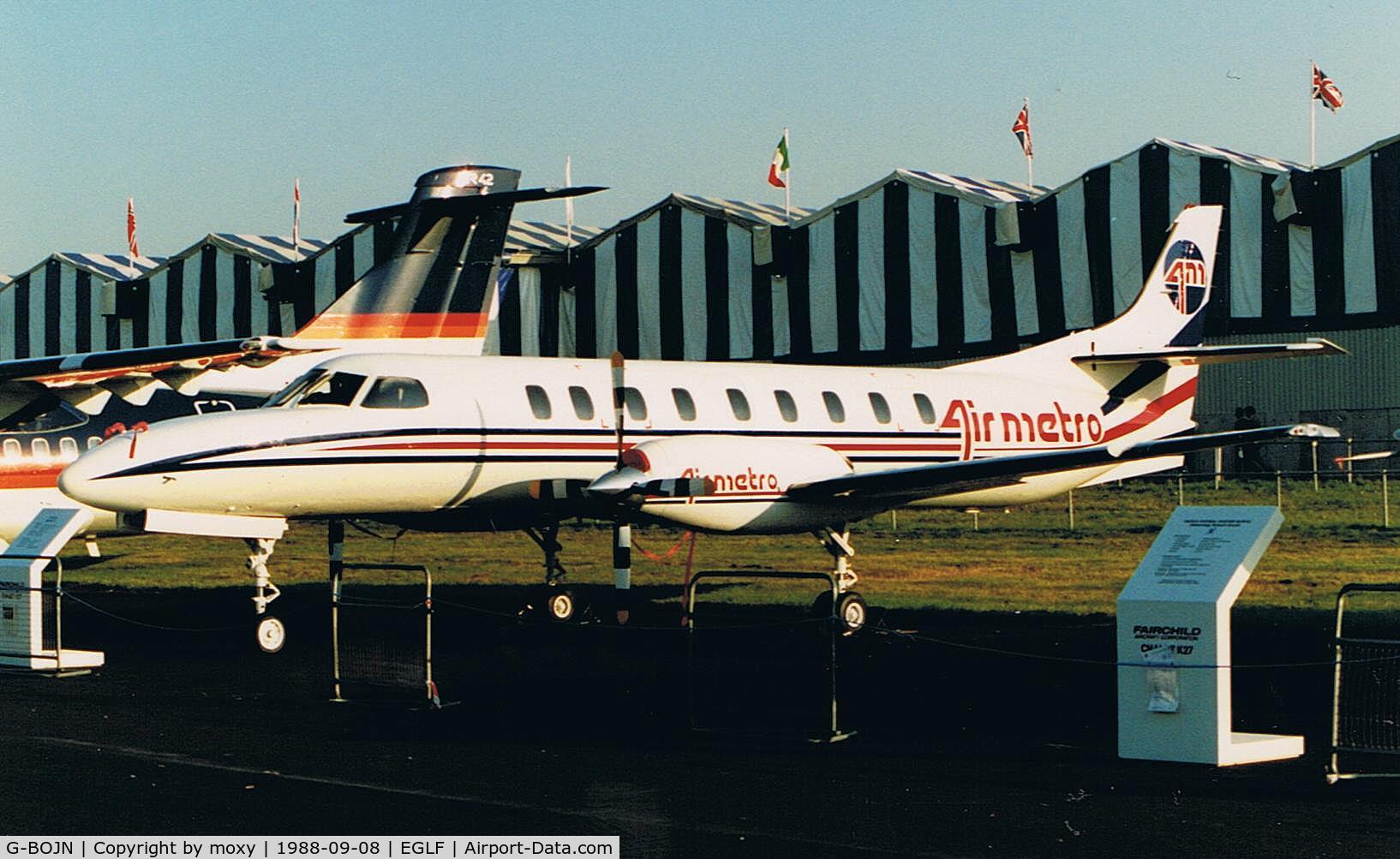 G-BOJN, 1988 Fairchild SA-227AC Metro III C/N AC-692B, METRO 111 CN AC-692B