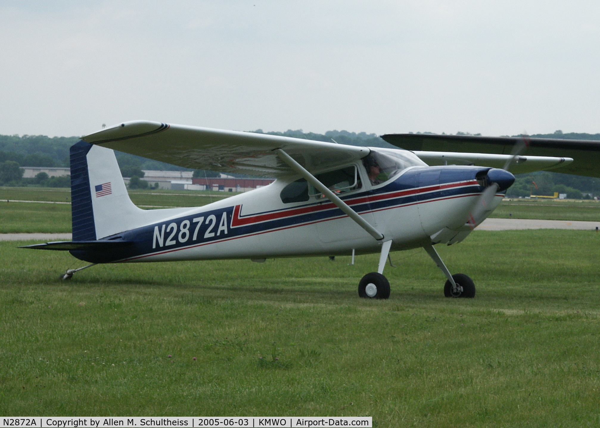 N2872A, 1953 Cessna 180 C/N 30072, Arriving 180 Club fly-in