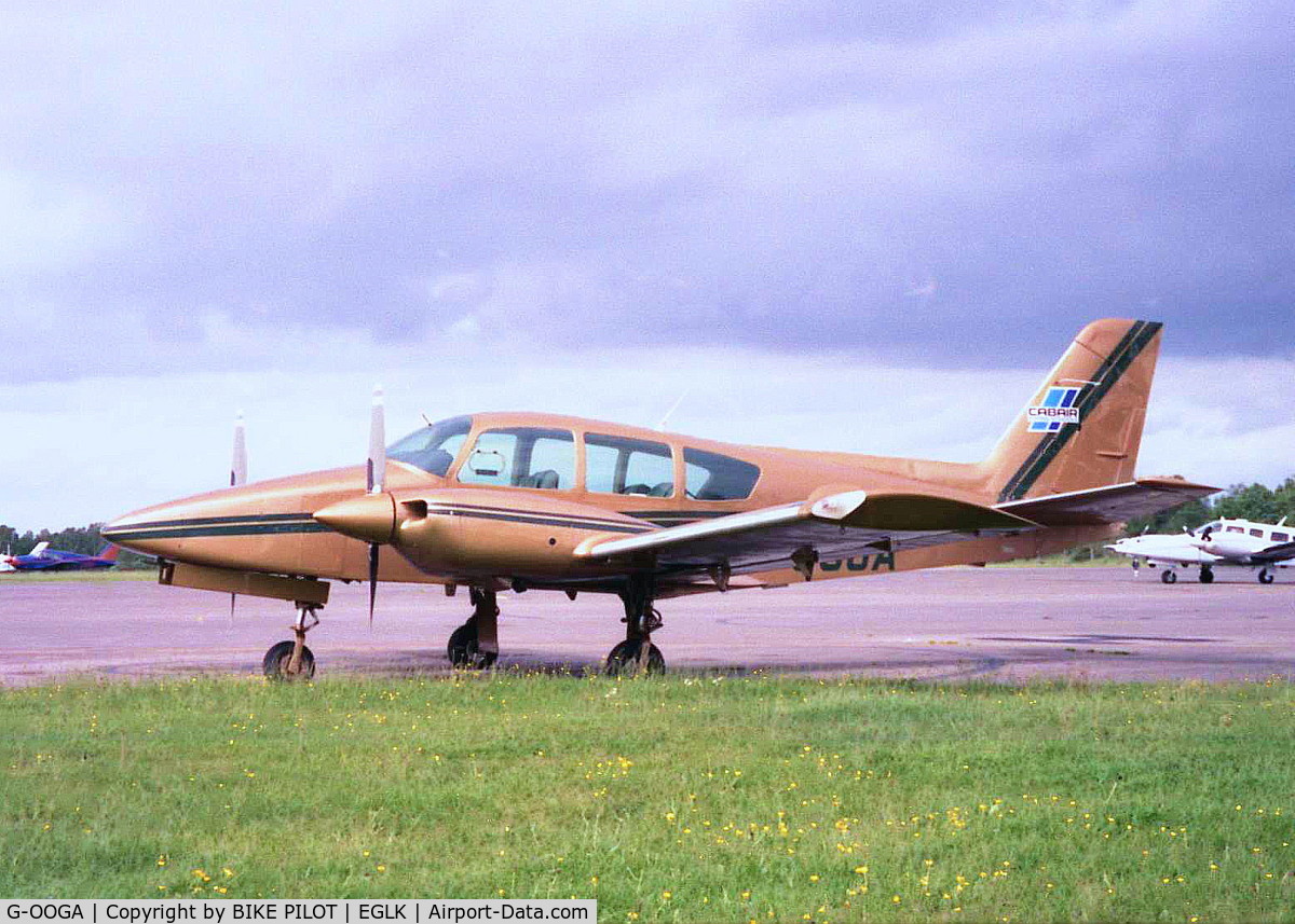 G-OOGA, 1979 Gulfstream American GA-7 Cougar C/N GA7-0111, CABAIR TITLES DATE UNKNOWN