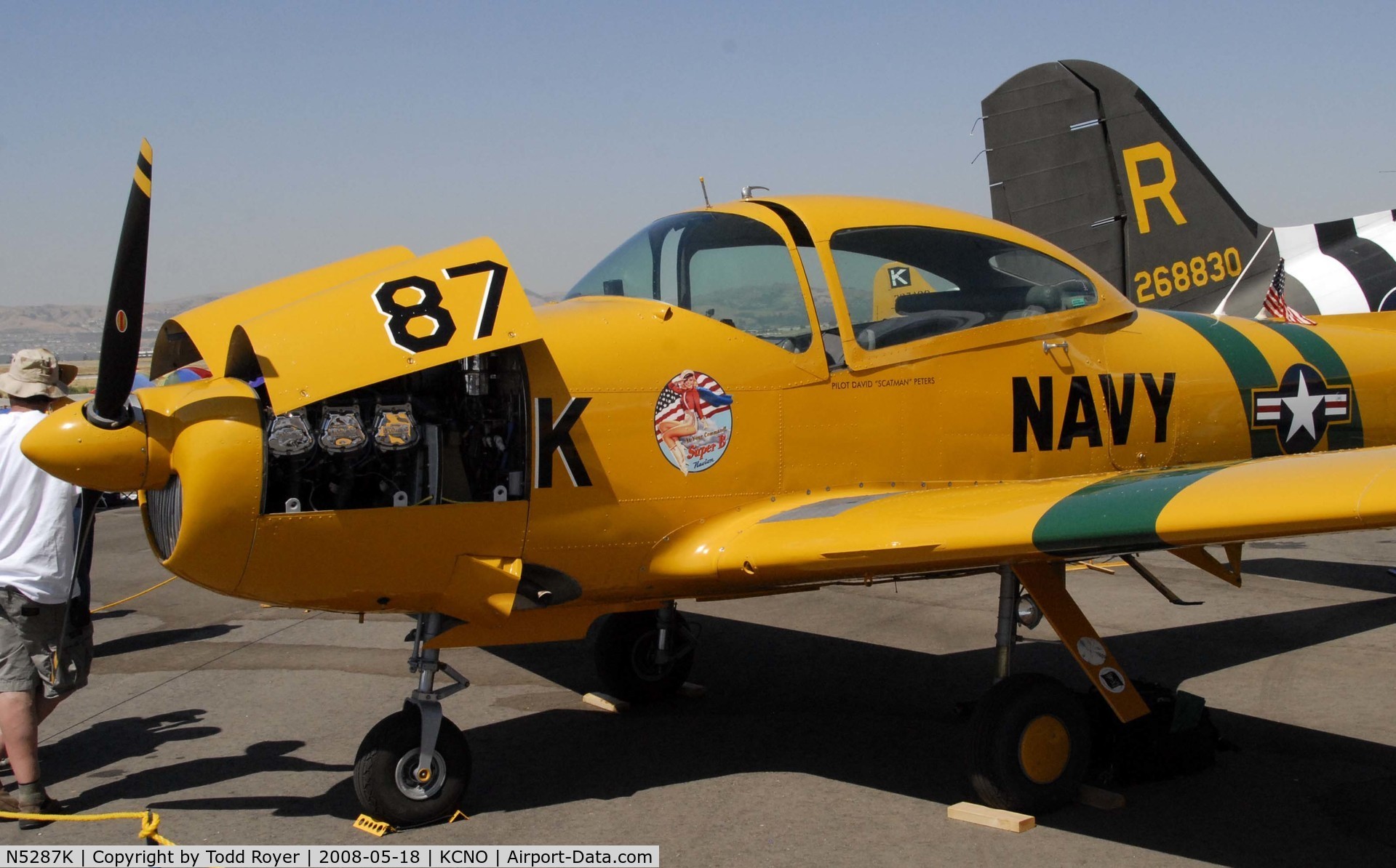 N5287K, 1950 Ryan Navion B C/N NAV-4-2187B, Chino Airshow 2008