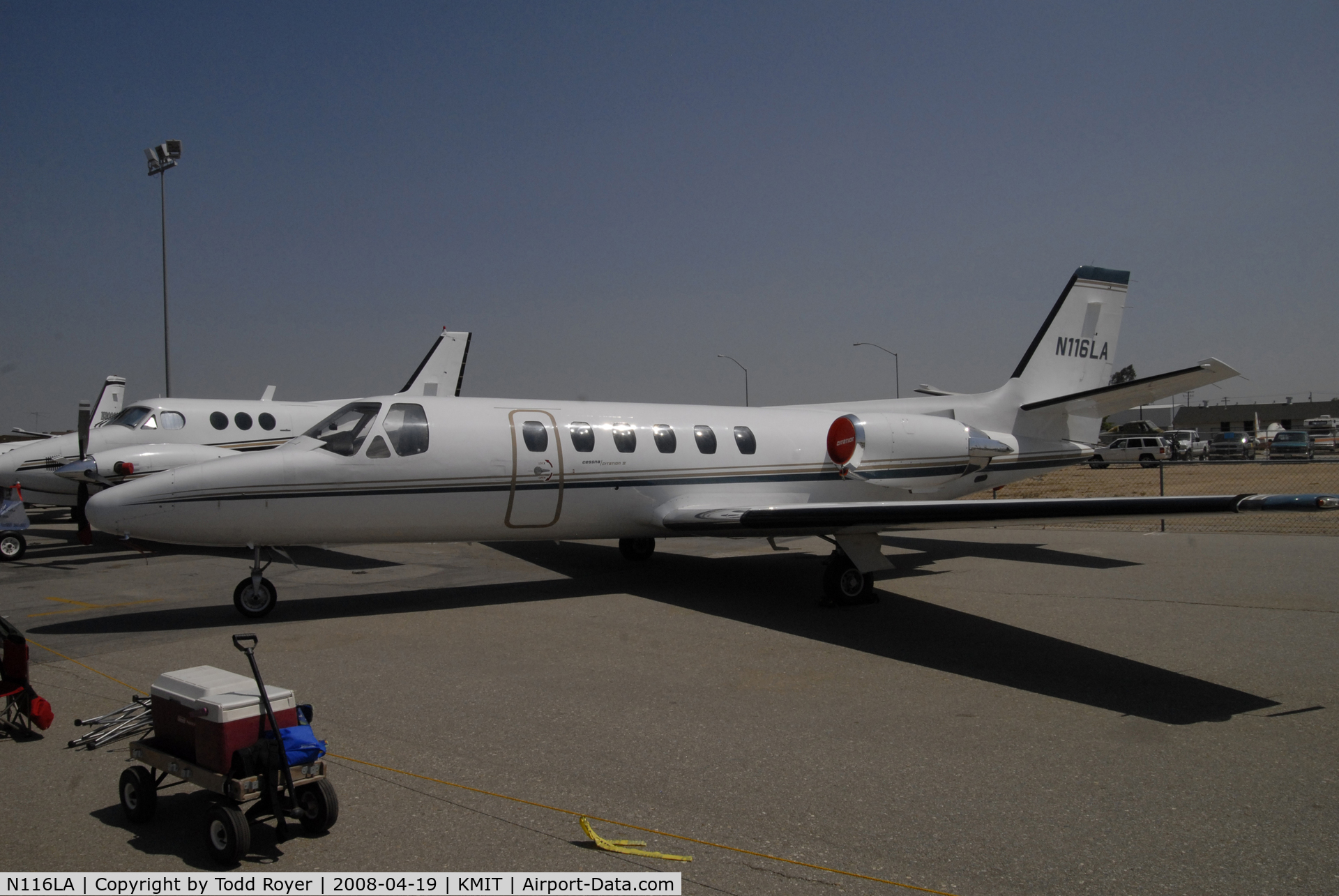 N116LA, 1985 Cessna 550 Citation II C/N 550-0016, Shafter Airshow 2008