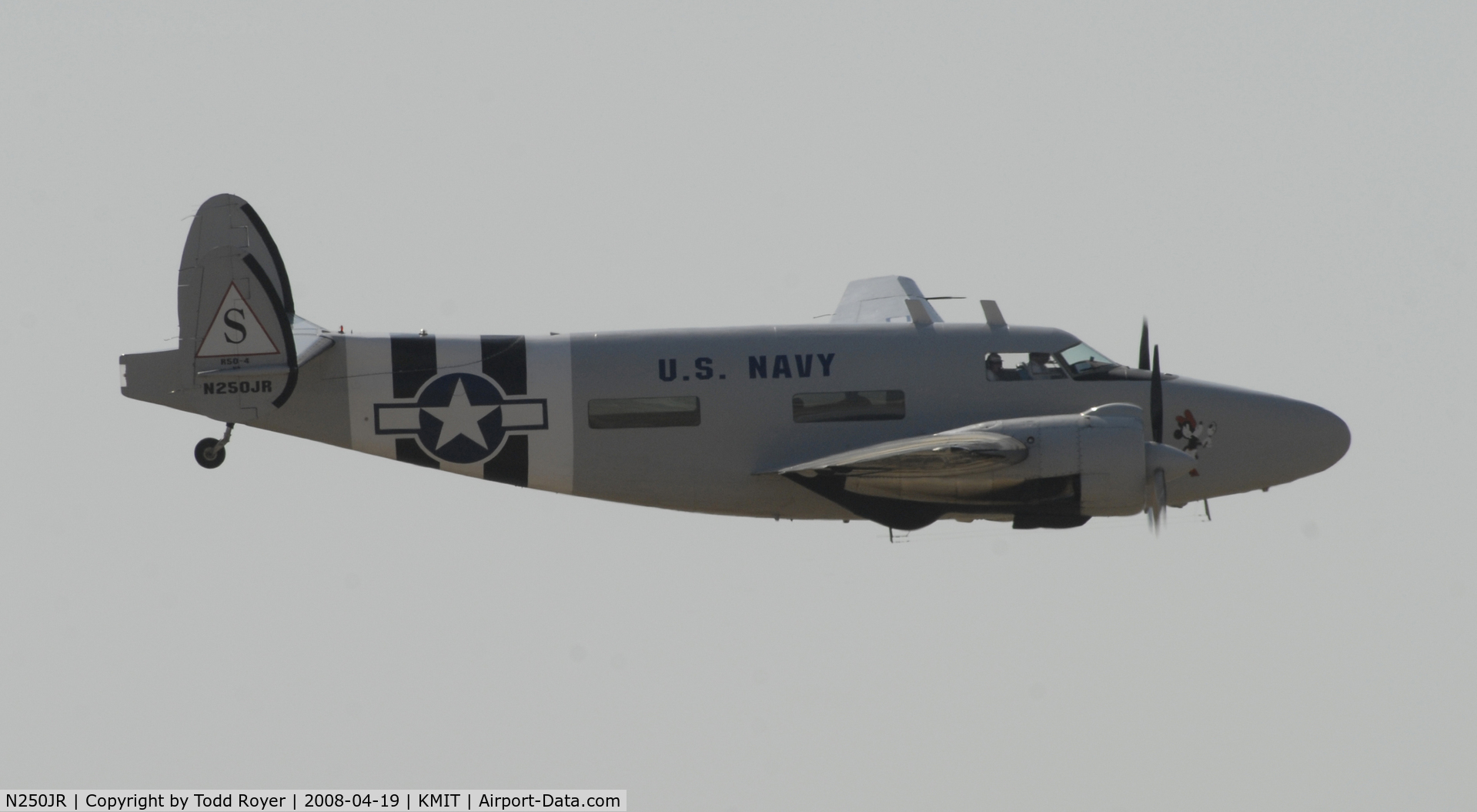 N250JR, 1942 Howard Aero Howard 250 (Lockheed C-60A Lodestar) C/N 2232 (18-2232), Shafter Airshow 2008