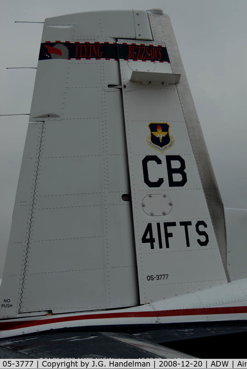 05-3777, Raytheon T-6A Texan II C/N PT-329, tail view