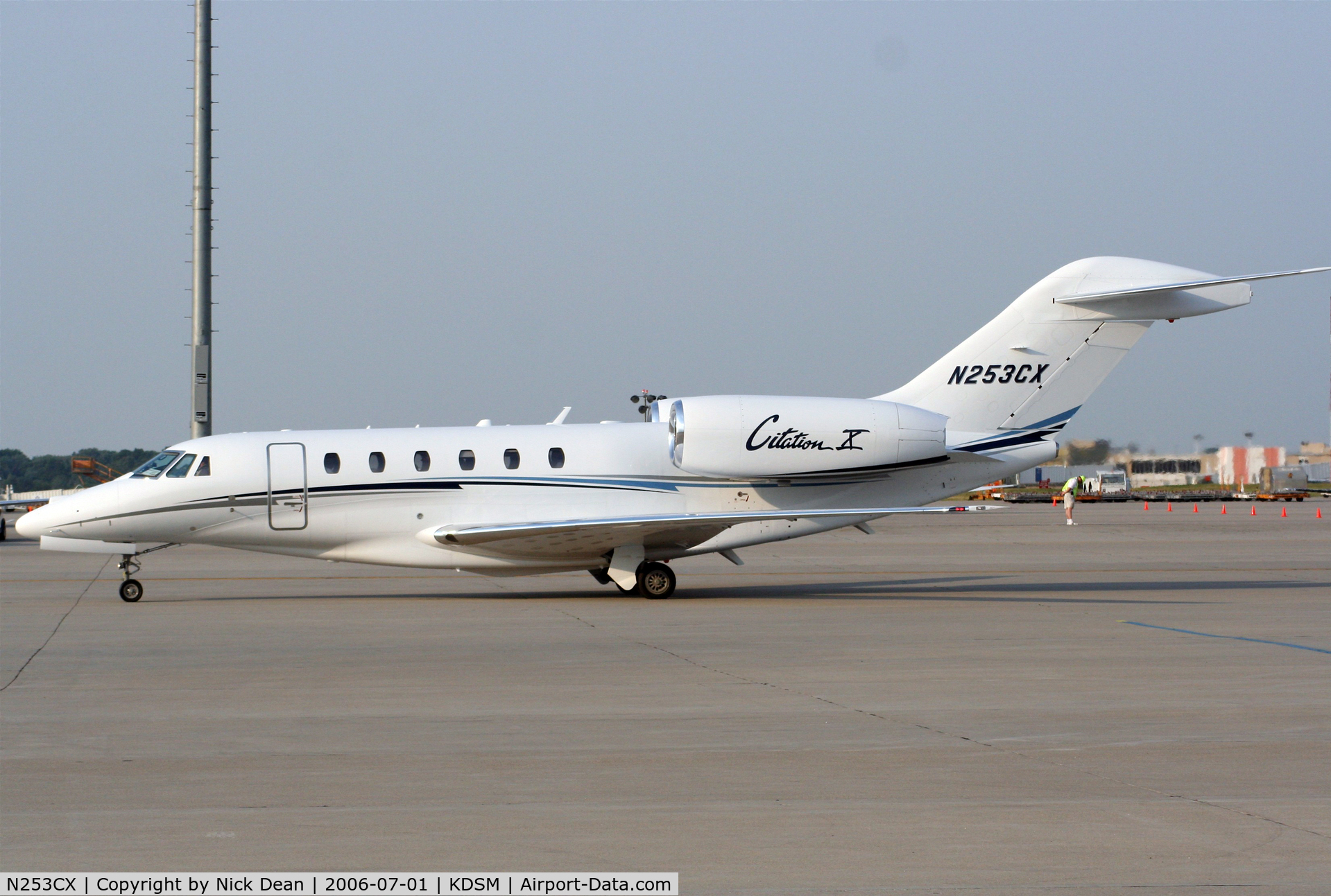 N253CX, 2006 Cessna 750 Citation X Citation X C/N 750-0253, KDSM