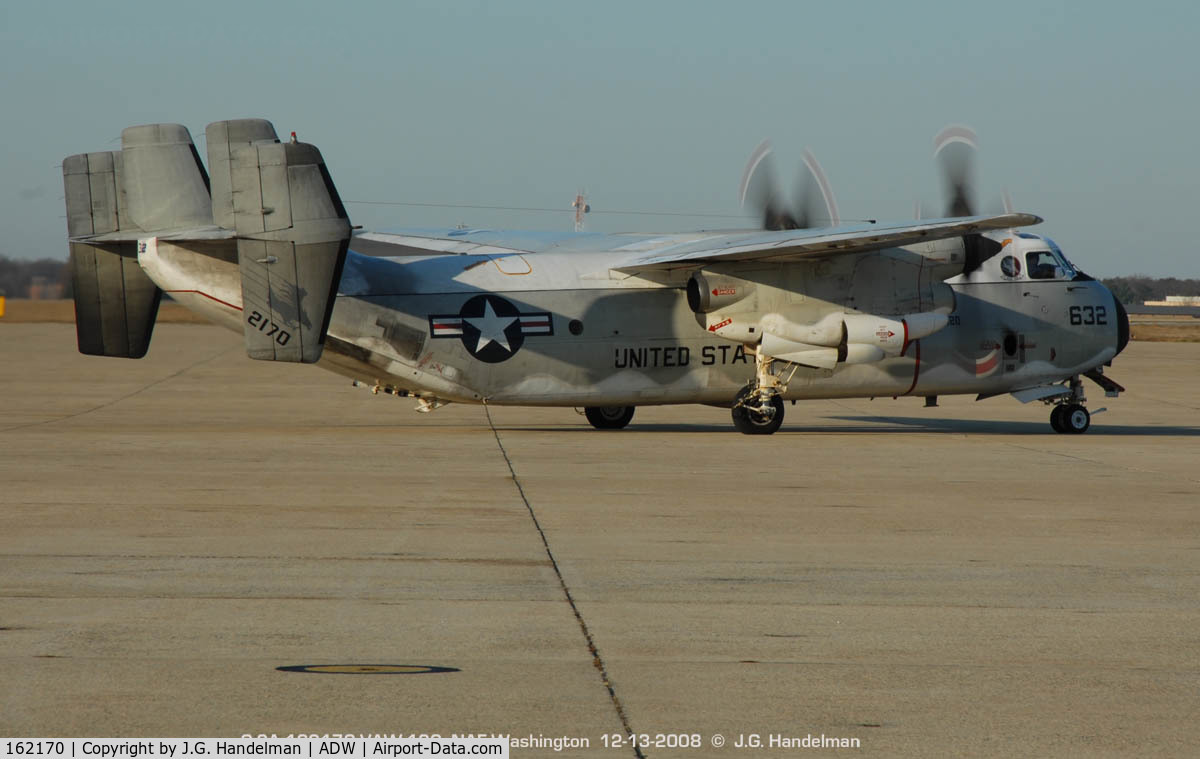 162170, Grumman C-2A Greyhound C/N 50, taxiing at NAF Washington
