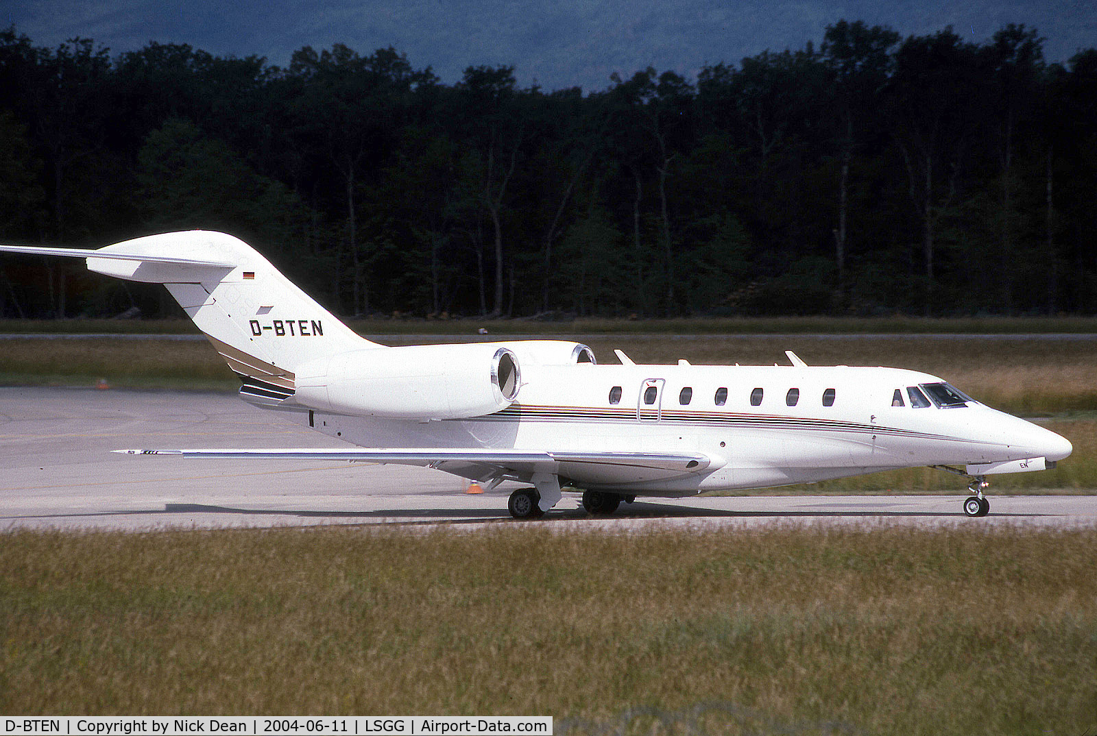 D-BTEN, 1999 Cessna 750 Citation X Citation X C/N 750-0085, LSGG