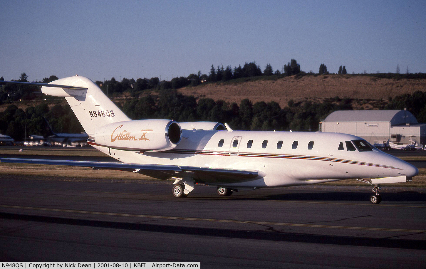 N948QS, 2001 Cessna 750 Citation X Citation X C/N 750-0149, KBFI