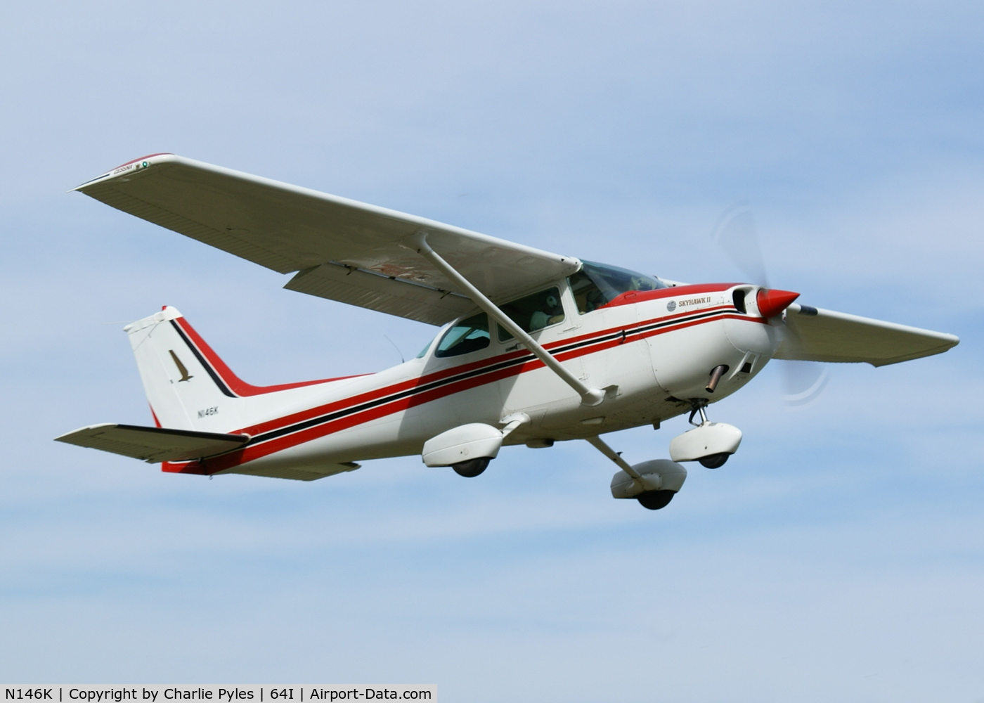 N146K, 1982 Cessna 172P C/N 17275690, Lee Bottom 1987 Piloted by Phil Brooks