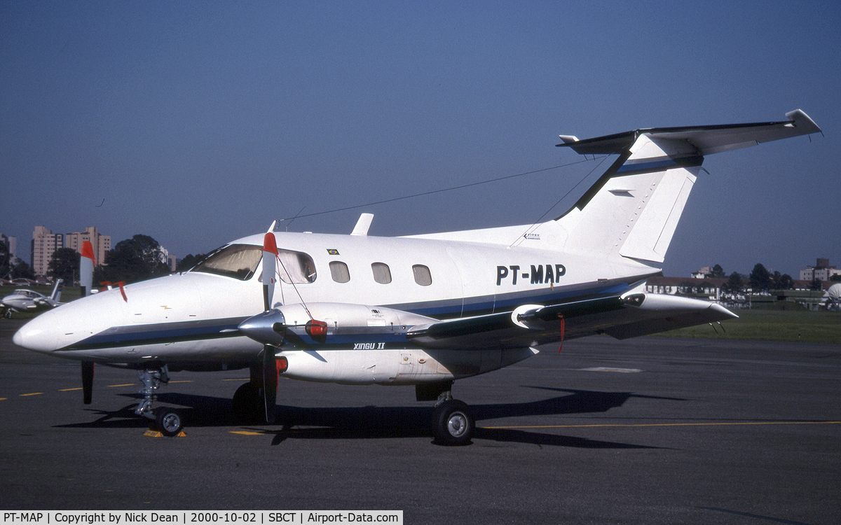 PT-MAP, Embraer EMB-121A1 Xingu II C/N 121023, SBCT