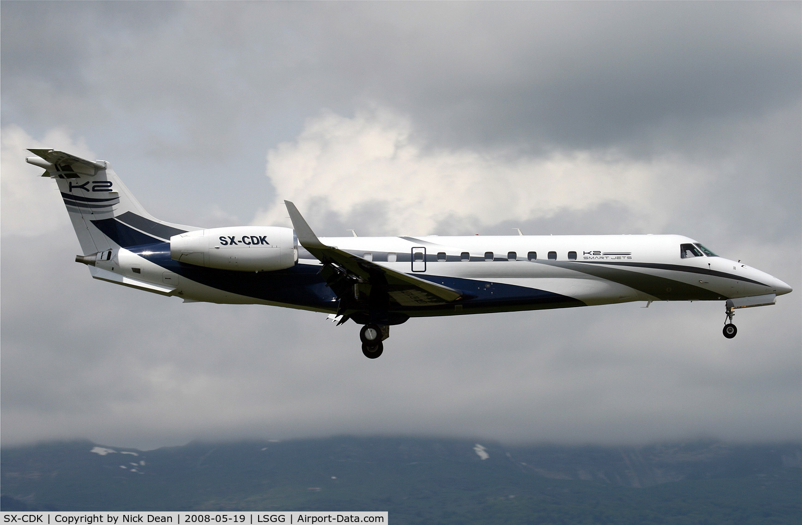 SX-CDK, 2007 Embraer EMB-135BJ Legacy 650 C/N 14500998, LSGG (K2 Smart Jets)
