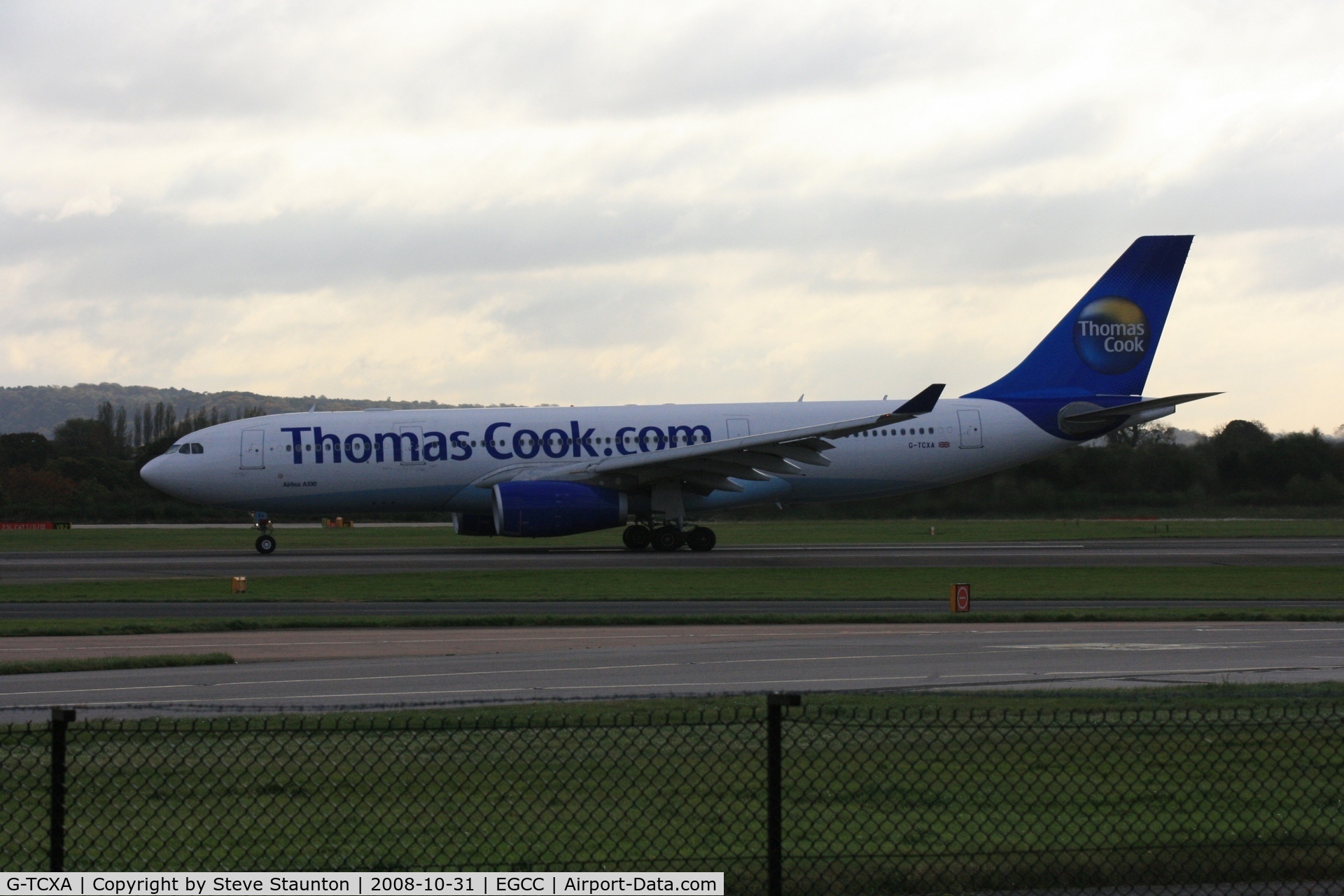 G-TCXA, 2006 Airbus A330-243 C/N 795, Taken at Manchester Airport, October 2008