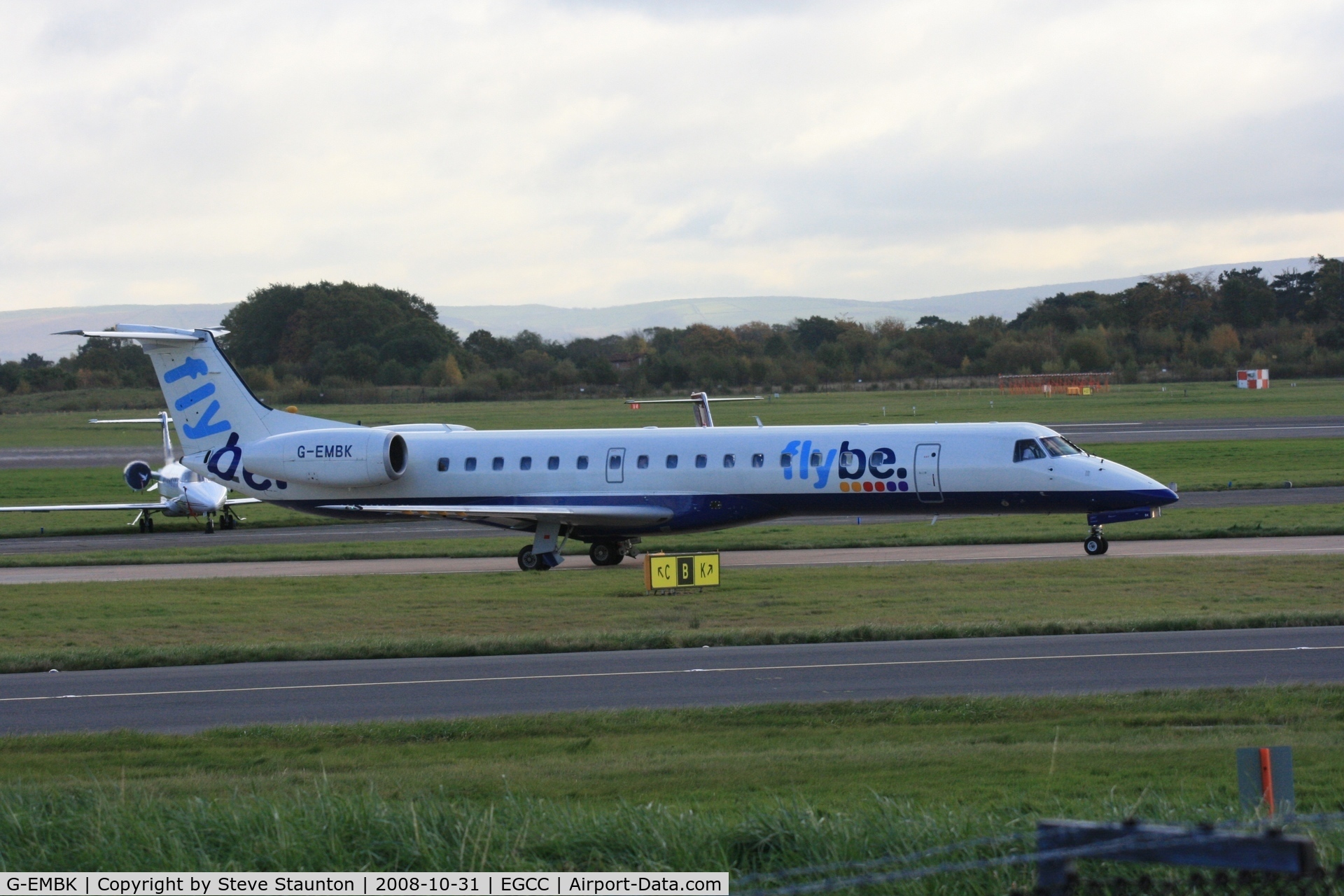 G-EMBK, 1999 Embraer EMB-145EU (ERJ-145EU) C/N 145167, Taken at Manchester Airport, October 2008