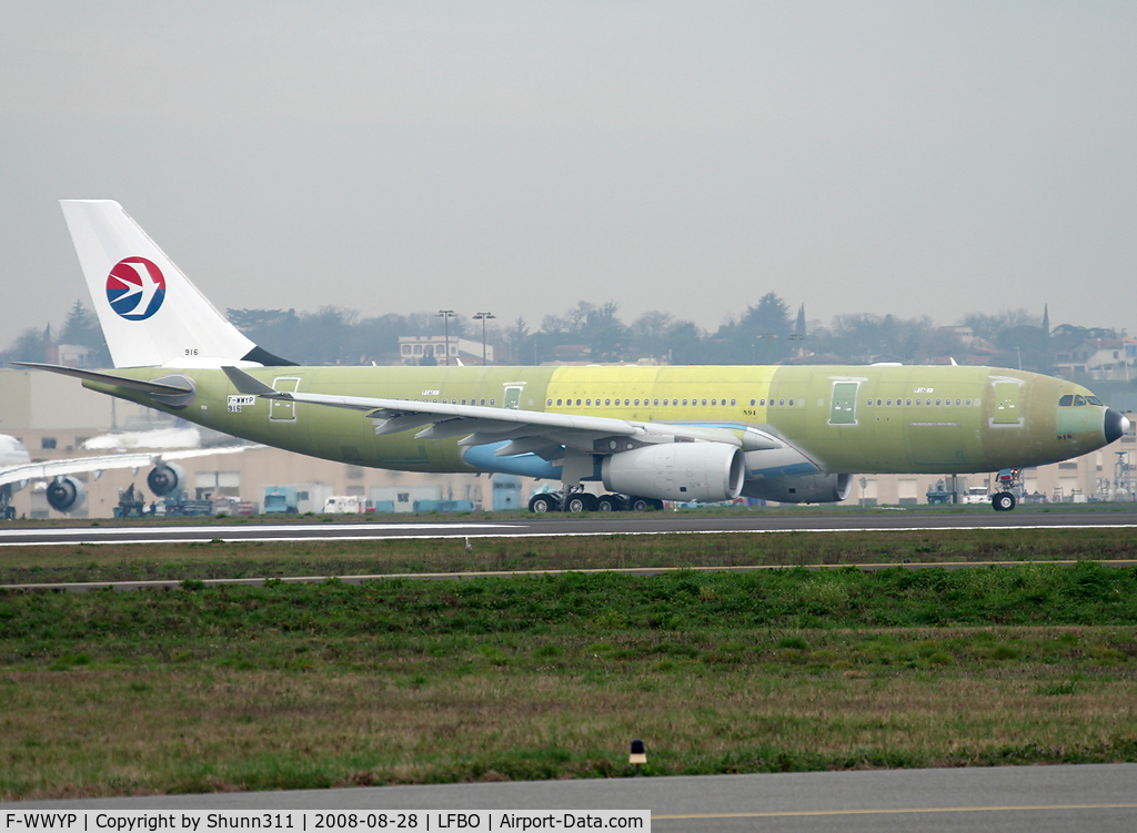 F-WWYP, 2008 Airbus A330-243 C/N 916, C/n 916 - For China Eastern Airlines...