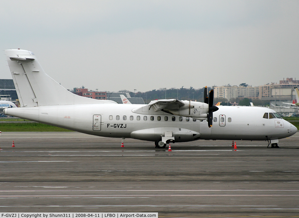 F-GVZJ, 1988 ATR 42-320 C/N 093, Parked at the General Aviation area