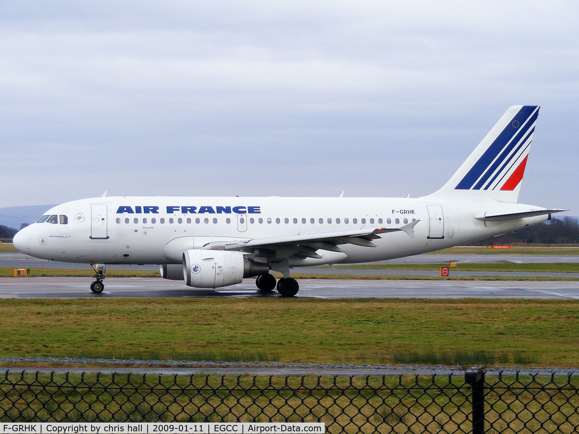 F-GRHK, 2000 Airbus A319-111 C/N 1190, Air France