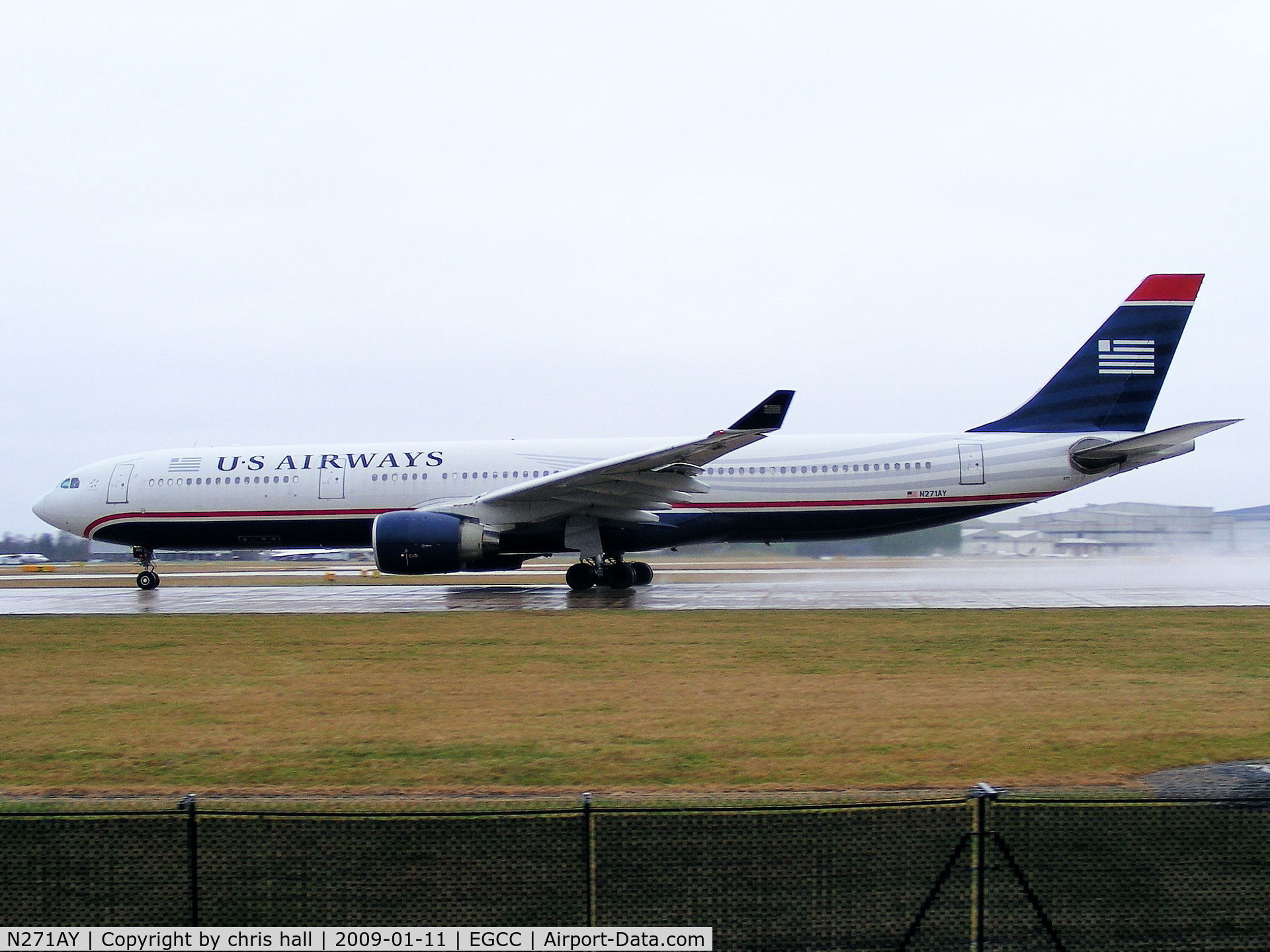 N271AY, 2000 Airbus A330-323 C/N 0323, US Airways