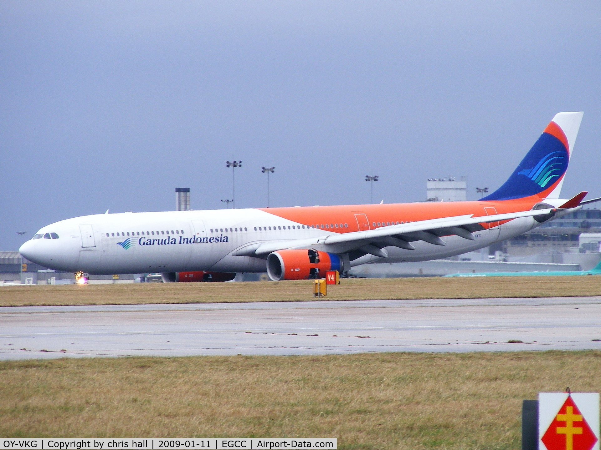 OY-VKG, 2000 Airbus A330-343X C/N 349, Garuda Indonesian Airlines