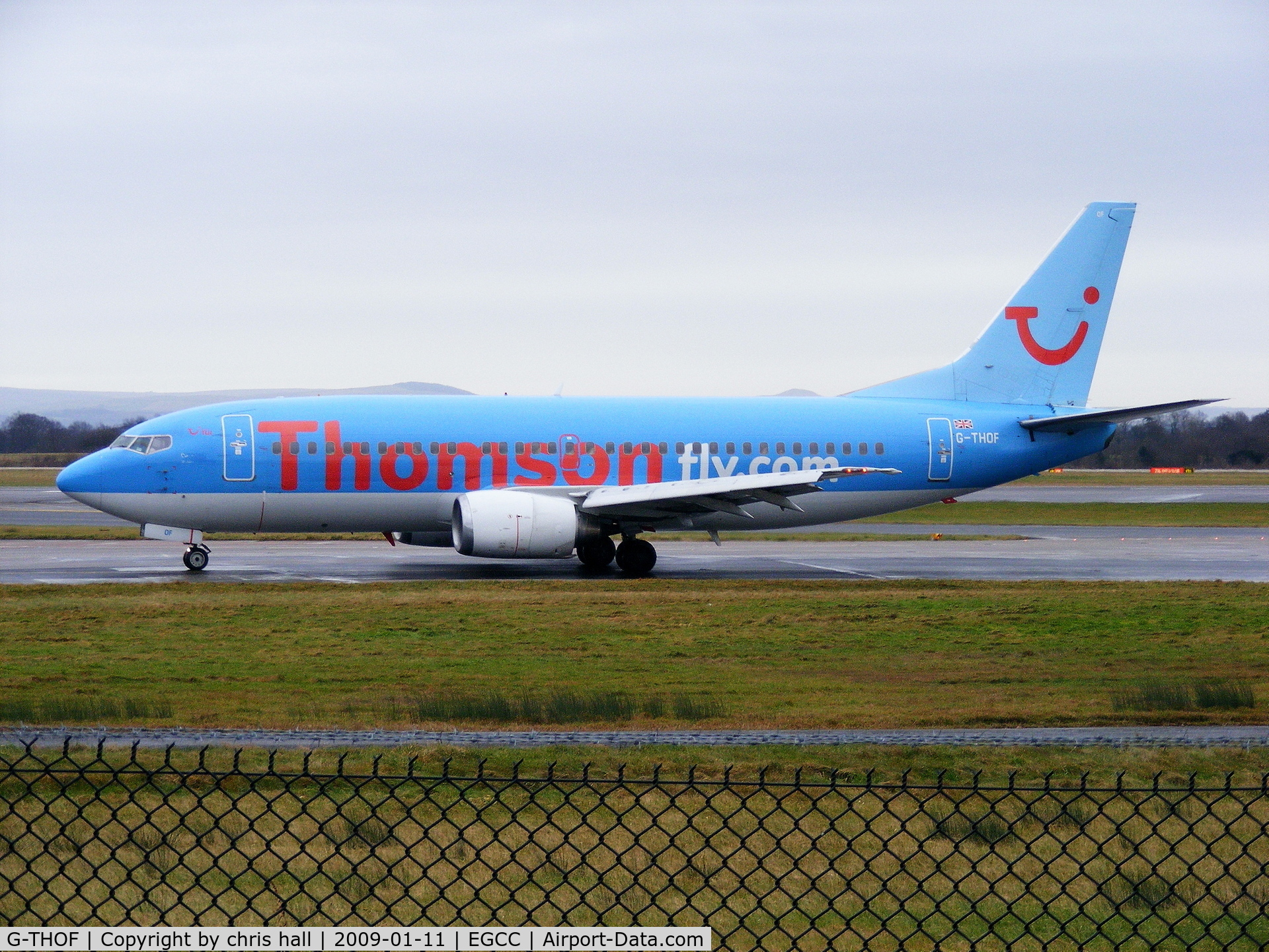 G-THOF, 1995 Boeing 737-3Q8 C/N 26314, Thomson