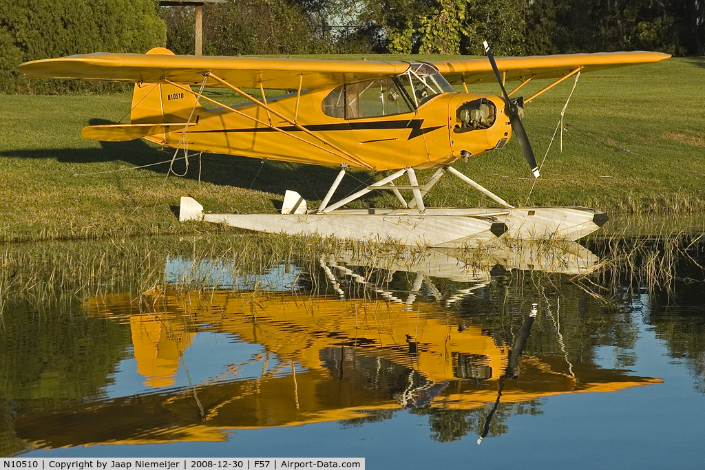 N10510, 1956 Piper J3C-65 Cub Cub C/N 45-4942A, Shot in the evening sun