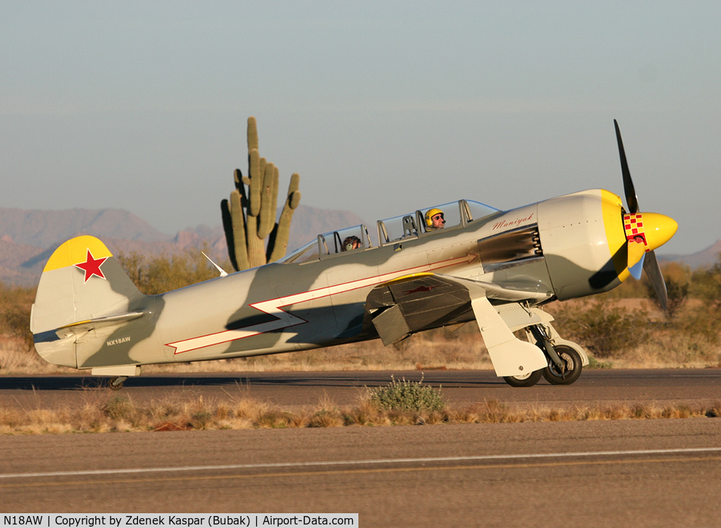 N18AW, 1954 Let C-11 (Yak-11) C/N 25-III-20, Coolidge Fly In