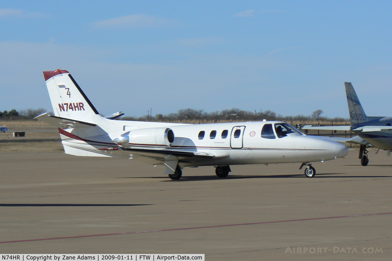 N74HR, 1984 Cessna 501 Citation I/SP C/N 501-0677, At Alliance - Fort Worth