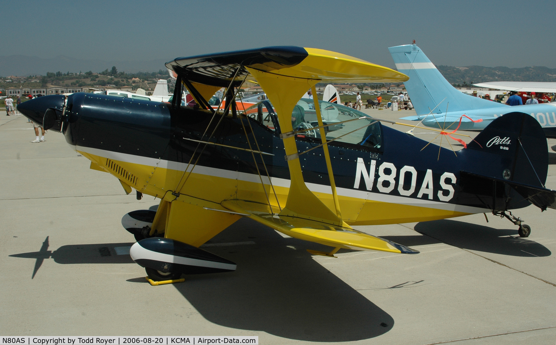 N80AS, 1992 Pitts S-2B Special C/N 5244, Camarillo Airshow 2006