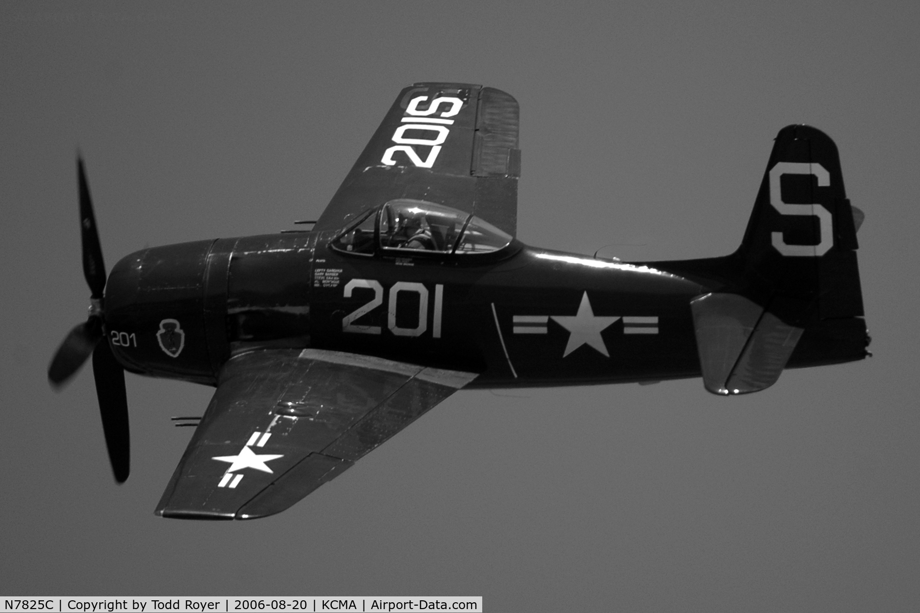 N7825C, 1948 Grumman F8F-2 (G58) Bearcat C/N D.1227, Camarillo Airshow 2006