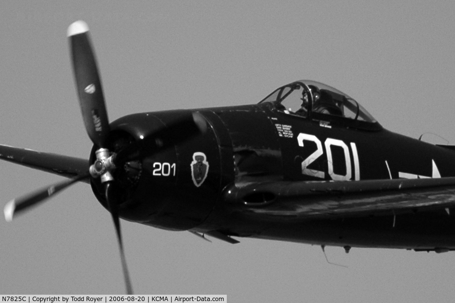 N7825C, 1948 Grumman F8F-2 (G58) Bearcat C/N D.1227, Camarillo Airshow 2006